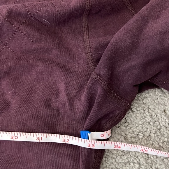 Lululemon Burgundy Zip up hoodie with pockets - Picture 12 of 12
